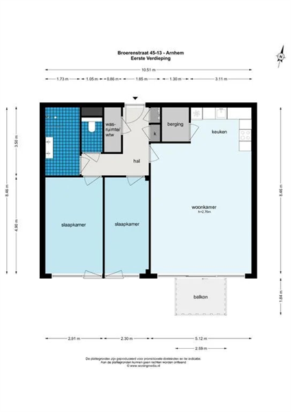 Te huur: Appartement Broerenstraat, Arnhem - 16