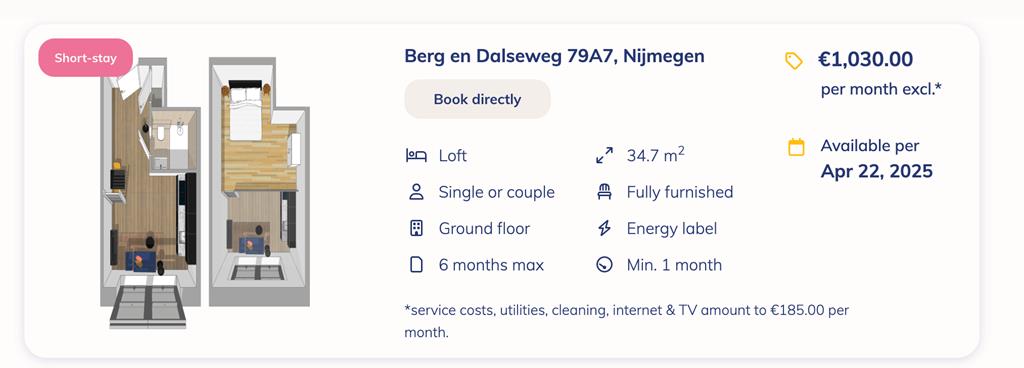 Te huur: Appartement Berg en Dalseweg, Nijmegen - 11