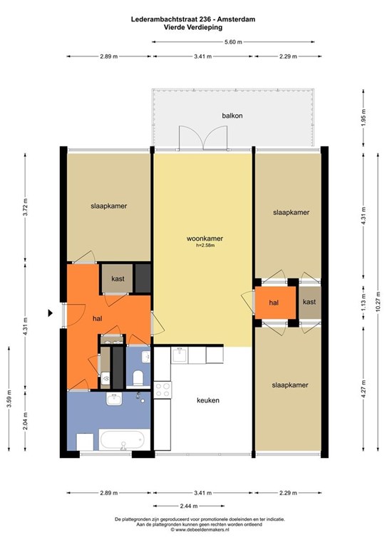 Te huur: Appartement Lederambachtstraat, Amsterdam - 14