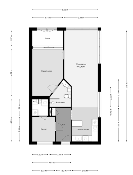 For rent: Apartment Visvreugdstraat, Rotterdam - 3