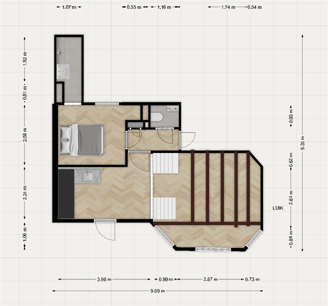 Te huur: Appartement Waldeck Pyrmontsingel, Nijmegen - 2