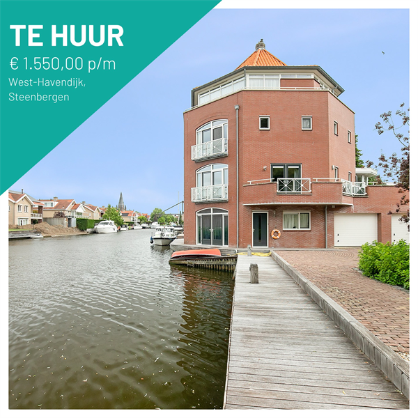 Prachtig water appartement in Steenbergen