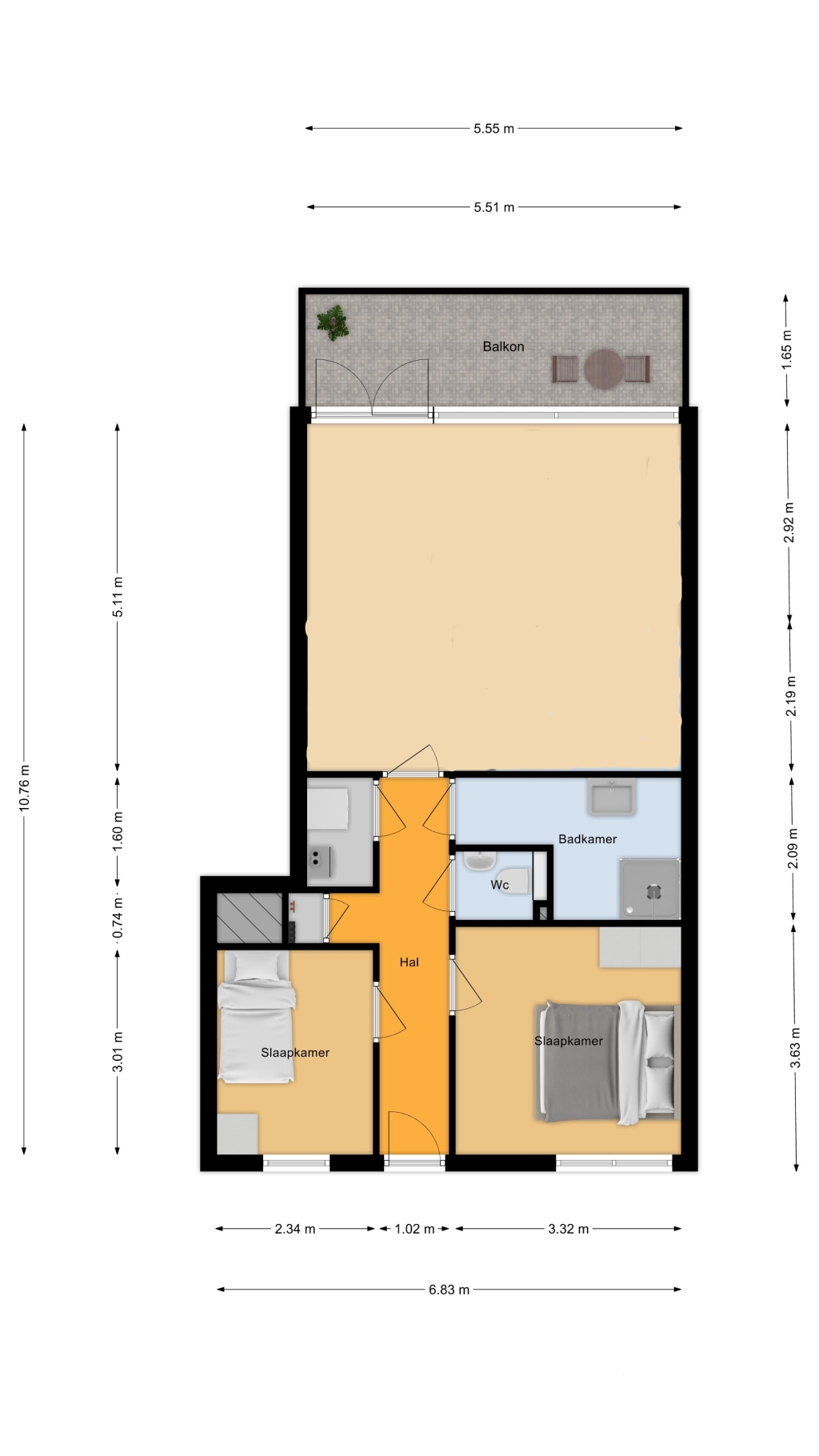 Te huur: Appartement Statenlaan, Den Bosch - 16