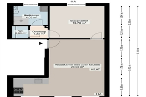 Te huur: Appartement Fivelstraat, Groningen - 1