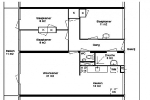 Te huur: Appartement Van Lennepstraat, Heemskerk - 1
