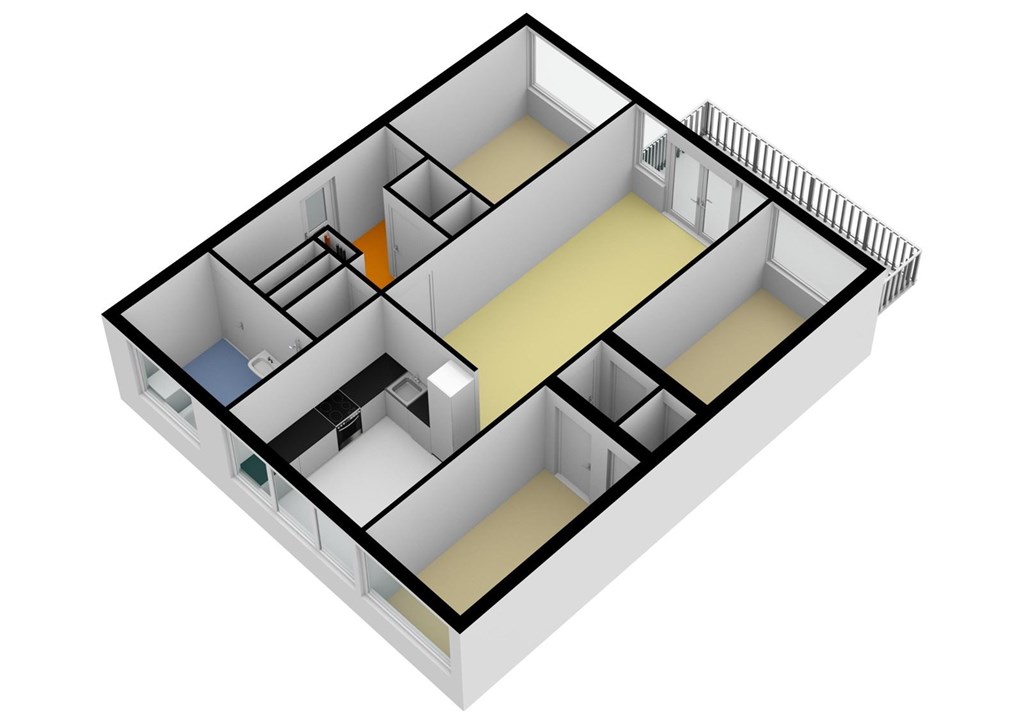 Te huur: Appartement Lederambachtstraat, Amsterdam - 16