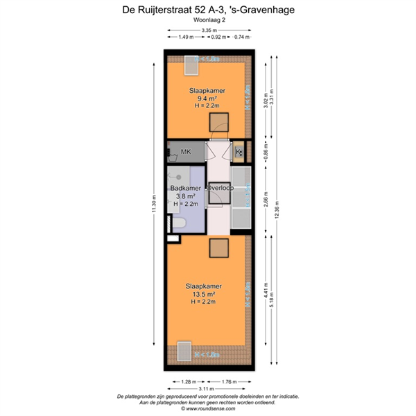 Te huur: Appartement De Ruijterstraat, Den Haag - 21